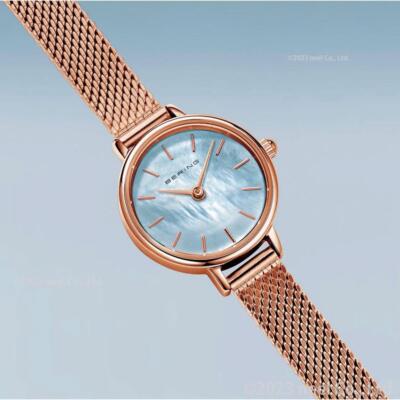 Pre-owned Bering Classic Mini 11022-360 Women's Gold Watch Japan