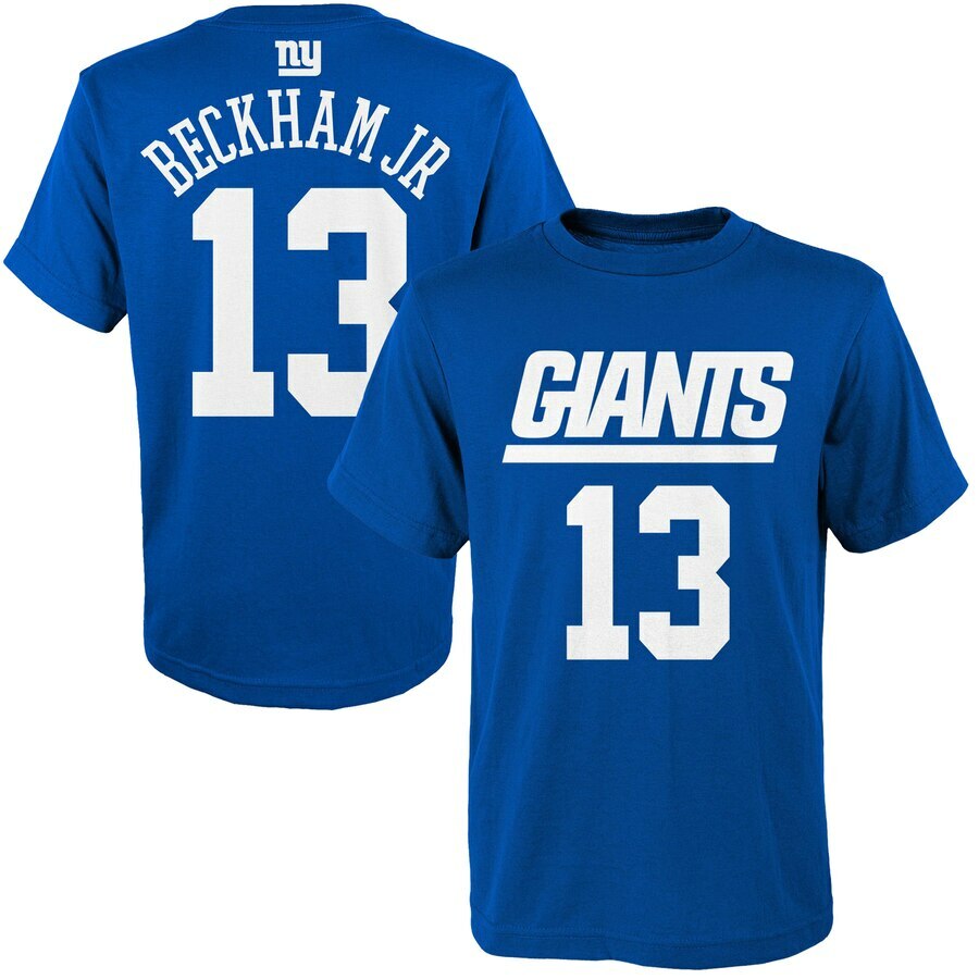 New York Giants # 13 Odell Beckham JR. NFL Name & Number