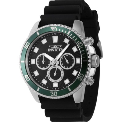 Invicta Pro Diver Chronograph GMT Quartz Black Dial Men's Watch 46086