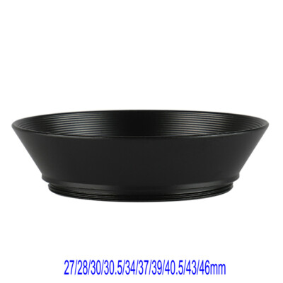 Camera Little Wide Angle Metal Lens Hood 27/28/30/30.5/34/37/39/40.5/43/46mm