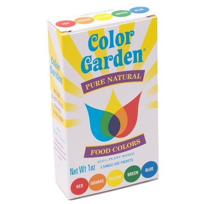 Коробка натуральных пищевых красителей Color Garden Multi Pack в количестве 5 пакетиков (6 г)