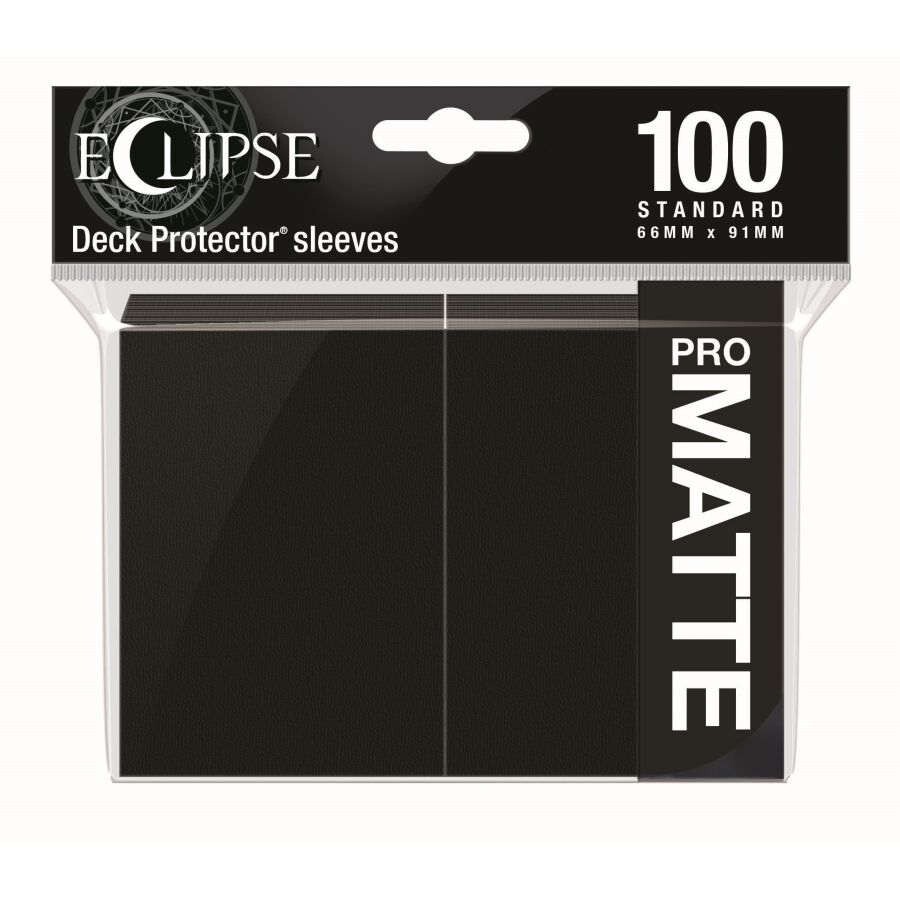 Ultra Pro: Eclipse Matte Standard Рукава: угольно-черный, 100 карат.