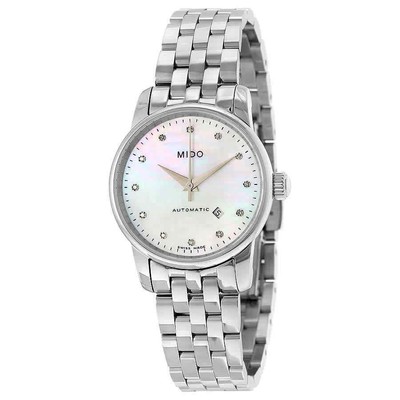 Pre-owned Mido Baroncelli Automatic Mop Dial Ladies Watch M76004691