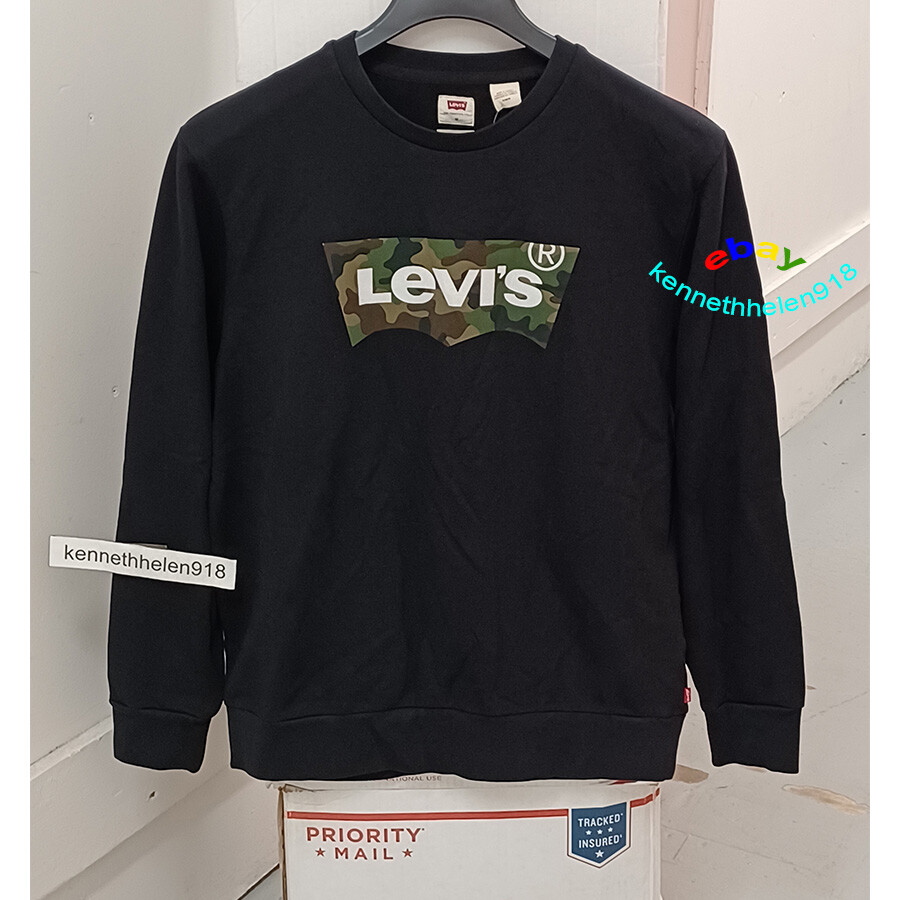 トップス SMALL AUTHENTIC LOGO CREWNECK SWEAT XL Authentic Crewneck Sweatshirt - Green | Levi's® US