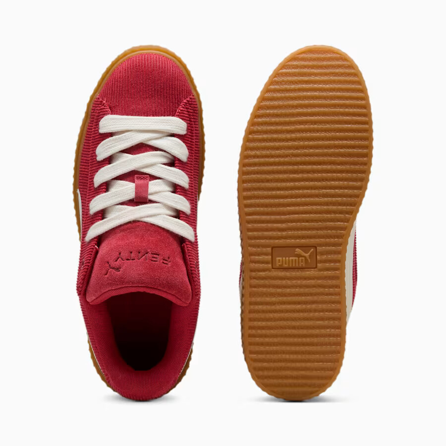 Pre-owned Puma X Rihanna Fenty Creeper Phatty Corduroy Red (399870-04) Expeditedship