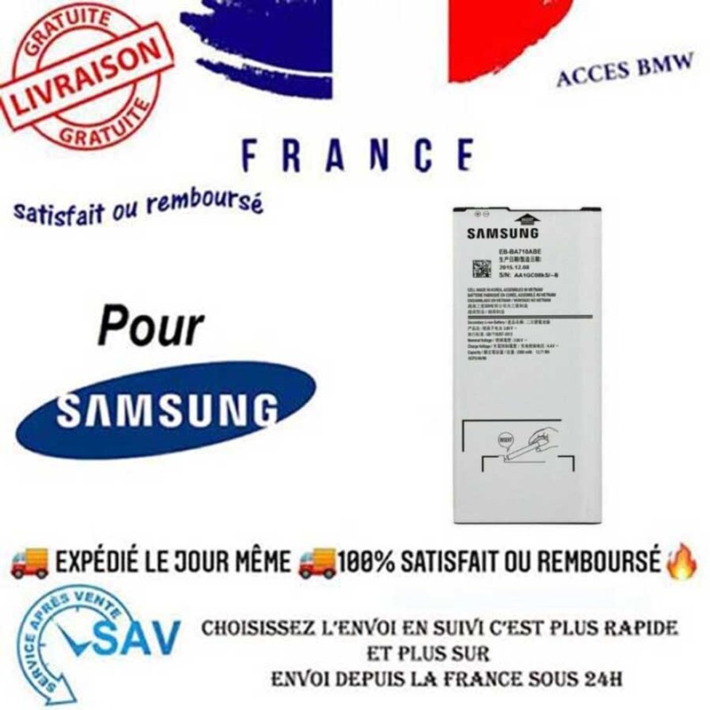 â Originale Batterie Eb-Ba710abe Pour Samsung Galaxy A7 2016 â
