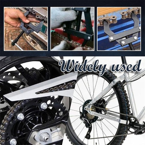 Motorcycle Bicycle Roller Chain Tightener Chain Connecting Puller Holder Tool US