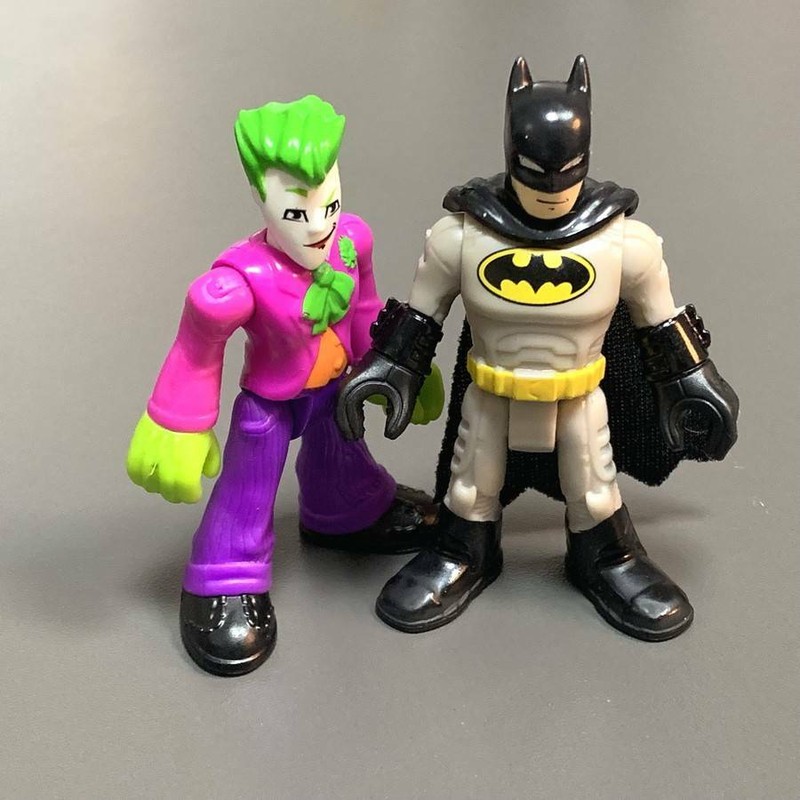 2PCS Imaginext Joker & Batman DC Super Friends Fisher Price Figures Toys | eBay