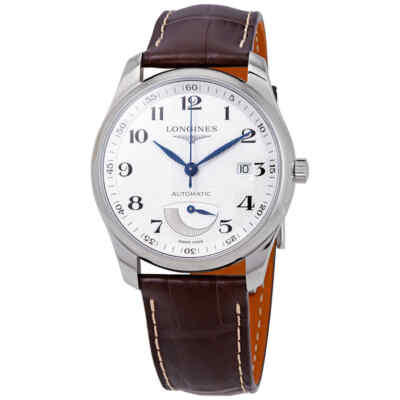 Мужские часы Longines Master Collection с автоматическим серебряным циферблатом L2.908.4.78.3