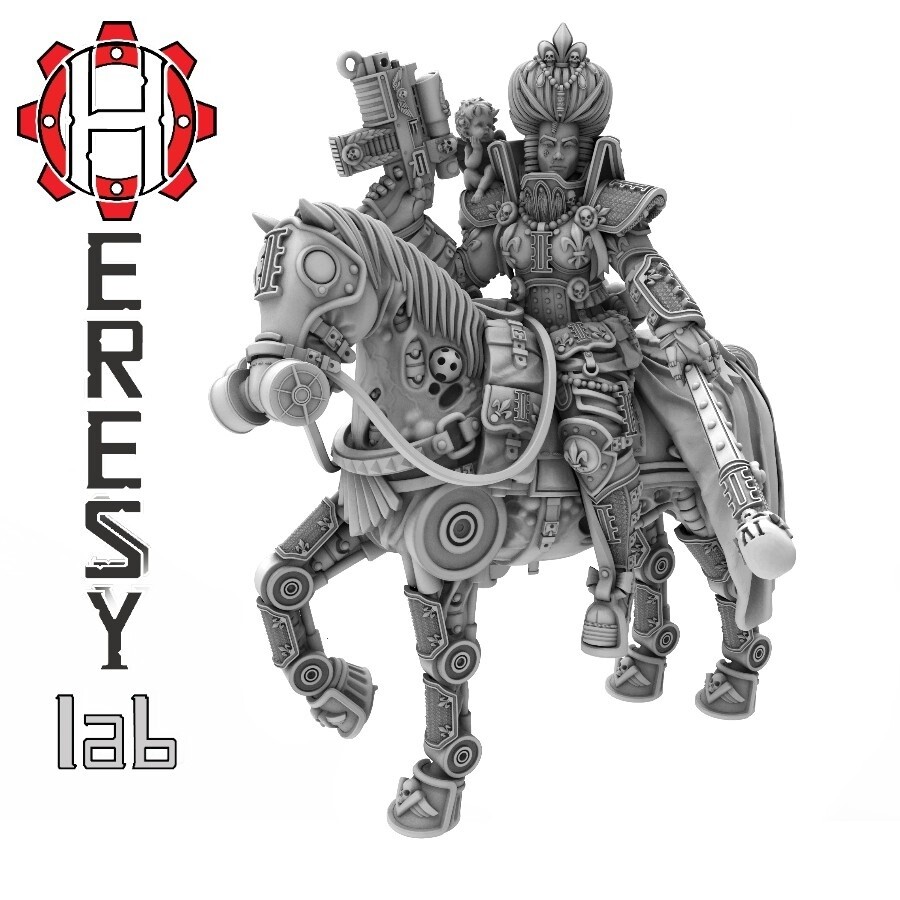 Инквизитор Джоан HL75 28 мм Imperial Guard Sisters of Battle Heresy Lab