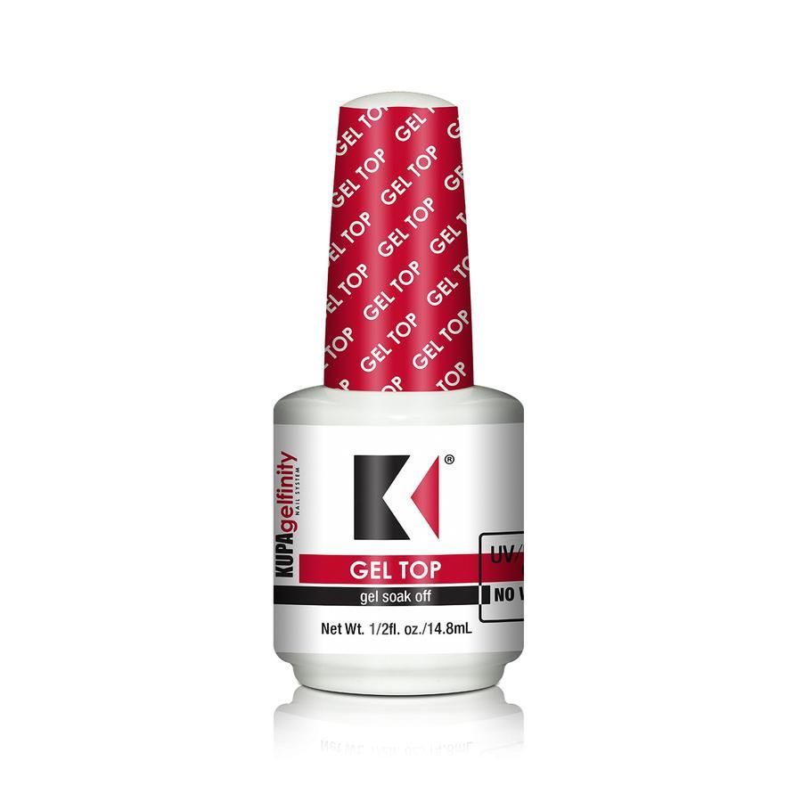 Kupa Gelfinity Top Coat No Wipe Or No Cleanse Gel Polish 0.5oz On Sale