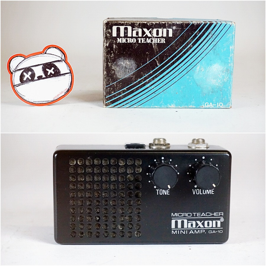 Maxon  MICRO TEACHER MINI AMP① Maxon GA-10 Micro Teacher Mini Amp | Vintage 1970s | eBay