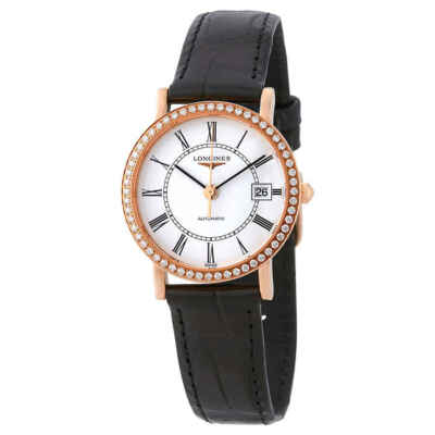 Женские часы Longines Elegant Collection из розового золота 18 карат с автоподзаводом L43789110