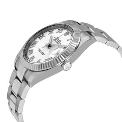 Pre-owned Rolex Datejust 41 White Dial Men's Watch 126334wro