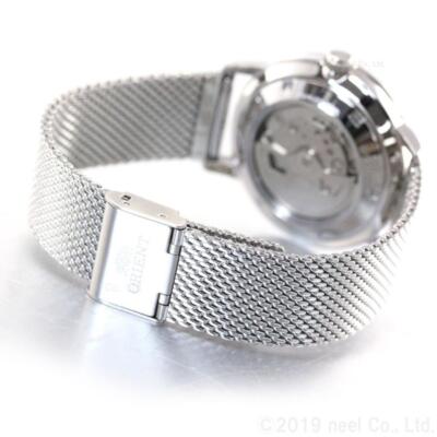 Pre-owned Orient Watch Rn-ac0e06e Contemporary Basic Concept Mesh