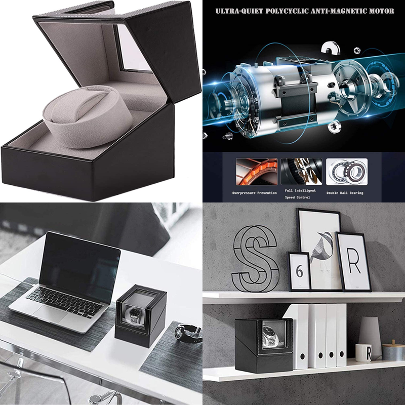 Watch Winder Single Automatic Winders Storage Box Case New for Rolex