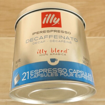illy Coffee iperEspresso Capsules, Decaffeinated Classico Medium Roast, 21 Count