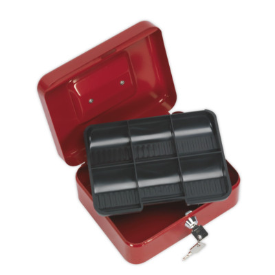 Sealey SCB2 Key Lock Cash Box 200 x 160 x 90mm