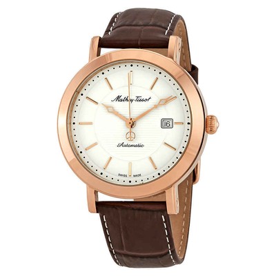 Мужские часы Mathey-Tissot City с автоматическим белым циферблатом HB611251ATPI