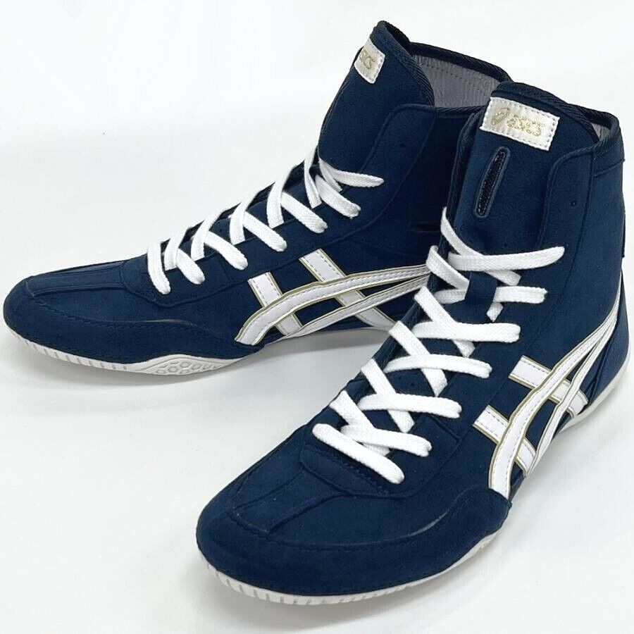 ASICS ASICS WRESTLING SHOES 1083A001 NAVY/WHITE(EDGE:GOLD) EX-EO(TWR900) SUCCESSOR