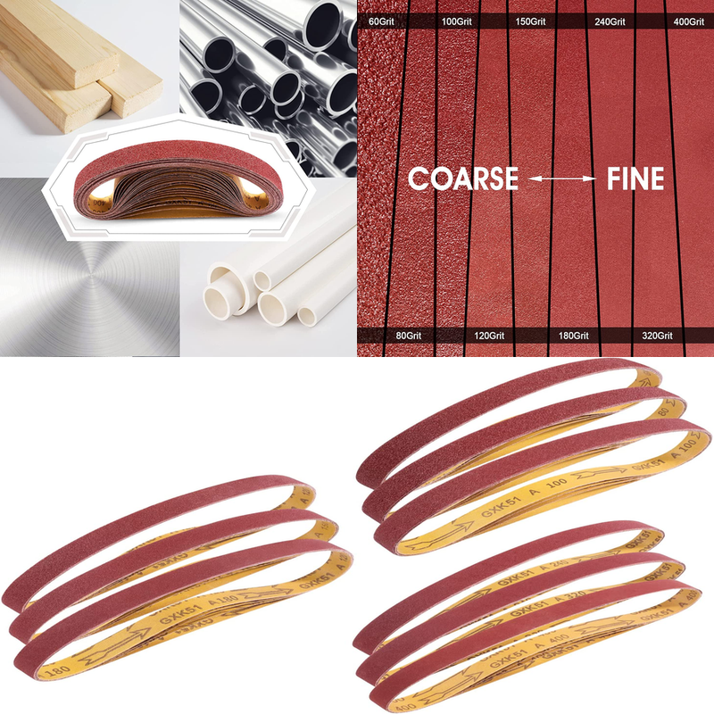 Sanding Belts 1X30 Inch Sanding Belt Aluminum Oxide Sander B
