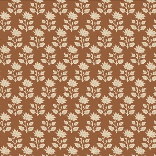 Patchwork Quilting Fabric Tilda Sanctuary Mira Caramel 50x55cm FQ