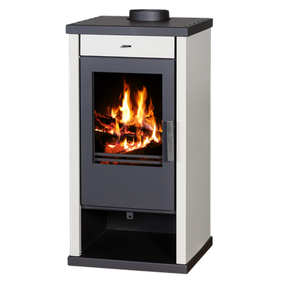 VICTORIA VANESSA LUX Kaminofen 9 kW Holzofen Dauerbrand Kamin Ofen Werkstattofen