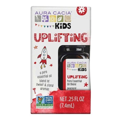 Смесь эфирных масел Aura Cacia Kids, поднимающая настроение, жидкость 0,25 жидк. унции