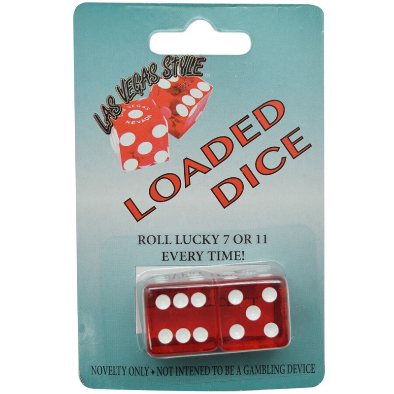 Novelty Cheating Winner Dice - Roll 7 or 11 Win