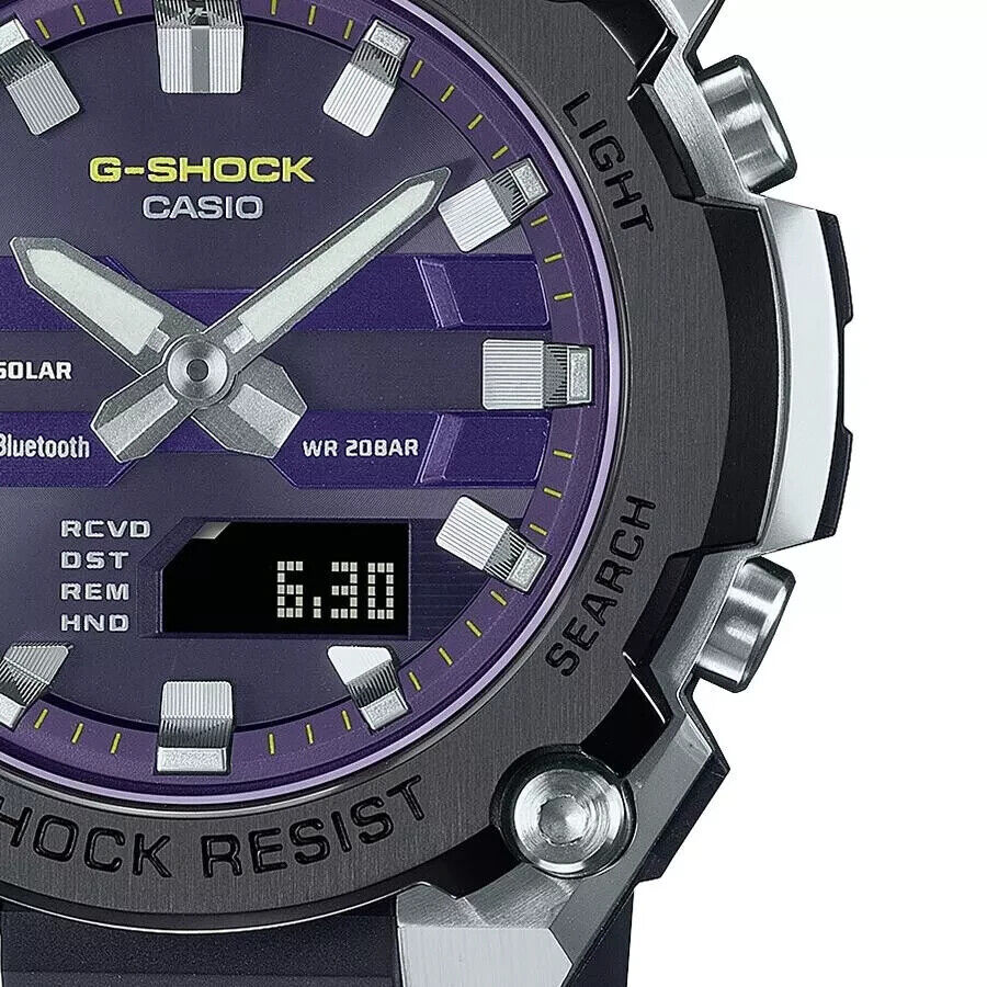 Pre-owned Casio G-shock Gst-b600a-1a6jf G-steel Bluetooth Mobile Solar Men's Watch