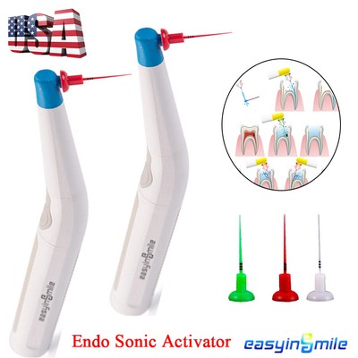 Easyinsmile Endo Ultrasonic Activator Dental Irrigator Carry Drug to Root 60Tips