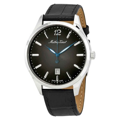 Мужские часы Mathey-Tissot Urban с черным циферблатом H411AN