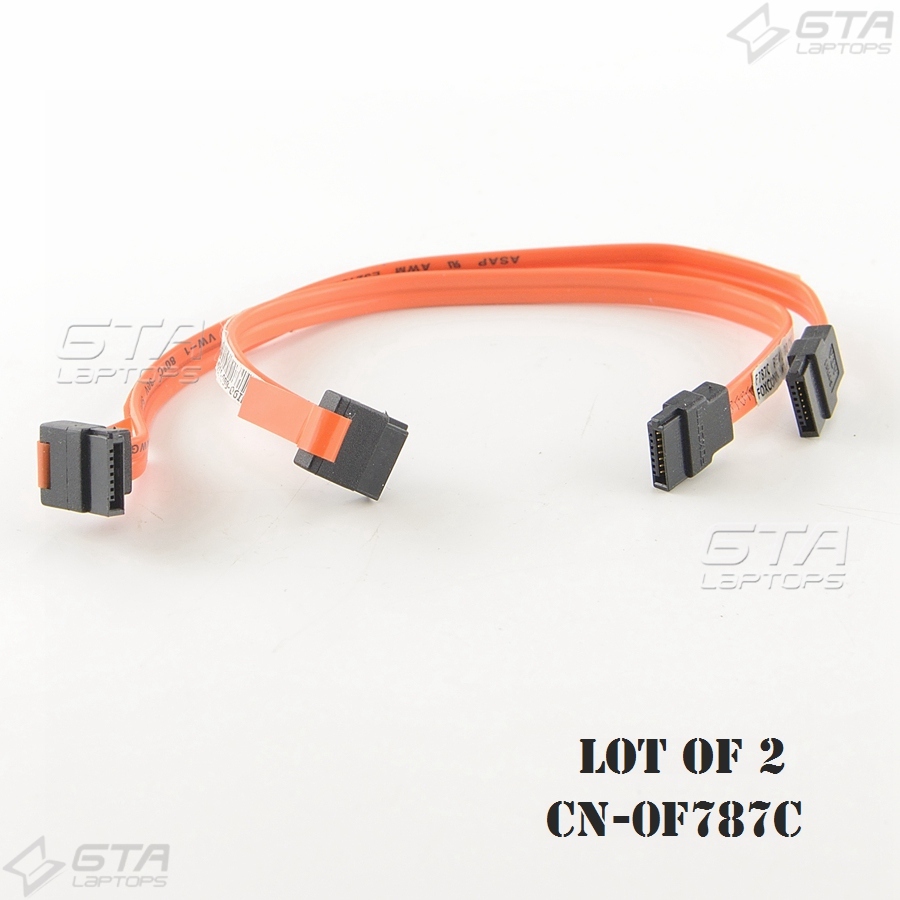 Lot of 2 Dell Desktop Series SATA Drive Cable CN-0F787C 0F787C F787C