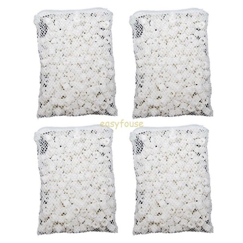 2000g Bio Ceramic Rings in 4 Media Bags for Aquarium Fish Canister Filter