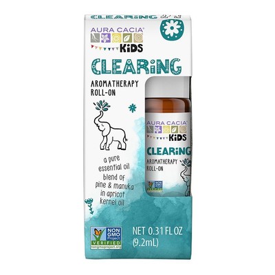 Aura Cacia Kids Aromatherapy Clearing 0.31 oz Roll-on