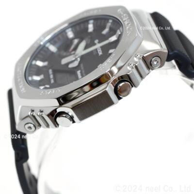 Pre-owned Casio G-shock Gbm-2100-1ajf Metal Case Bluetooth Analog Digital Men Watch