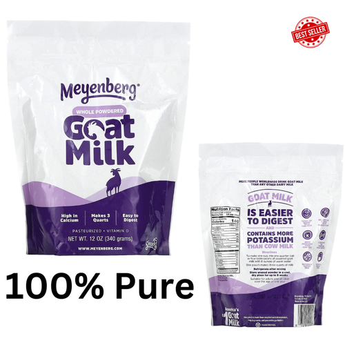 ORIGINAL GOAT MILK POWDERED PASTEURIZED  HIGH IN CALCIUM 12OZ