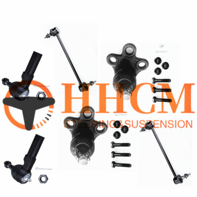 6 Lower Ball Joint Front Sway Bar Outer Tie Rod SET For DeVille Seville Eldorado
