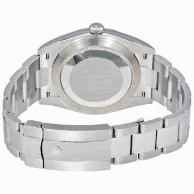 Pre-owned Rolex Datejust 41 Silver Dial Stainless Steel Automatic Men's Watch 126300sso