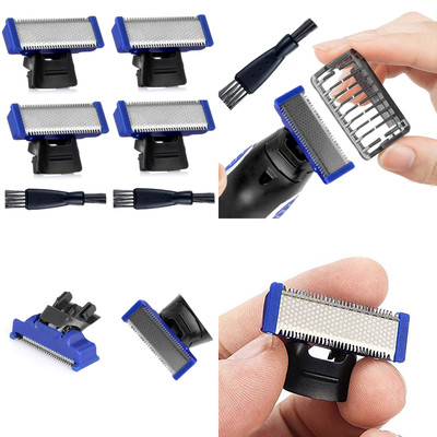 4PCS Shaver Replacement Head Compatible with Micro Touches Solo Trimmer Replacem