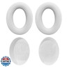 Replacement Earpads for Bose QuietComfort(QC) Ultra Wireless Headphones, Ear Pads Cushions with Softer Protein Leather and High Density Memory Foam for Noise Isolation(Ultra-White)