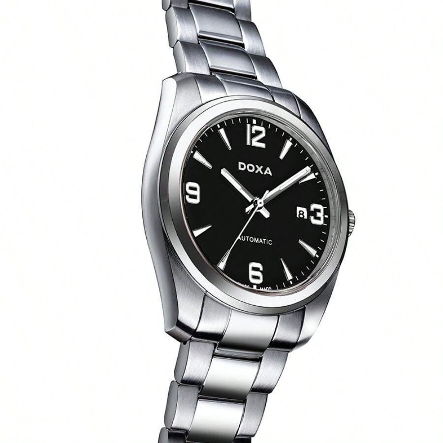Pre-owned Doxa Automatic Mechanical Watch Waterproof 5bar Men's Business Watch D205sbk