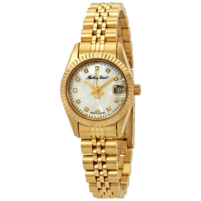 Mathey-Tissot Mathey II Quartz Crystal MOP Dial Женские часы D710PI