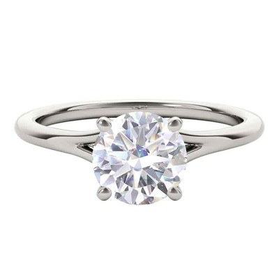 Pre-owned Maulijewels 1.00 Carat Moissanite White Diamond ( G-h/ Vs1 ) Engagement Wedding