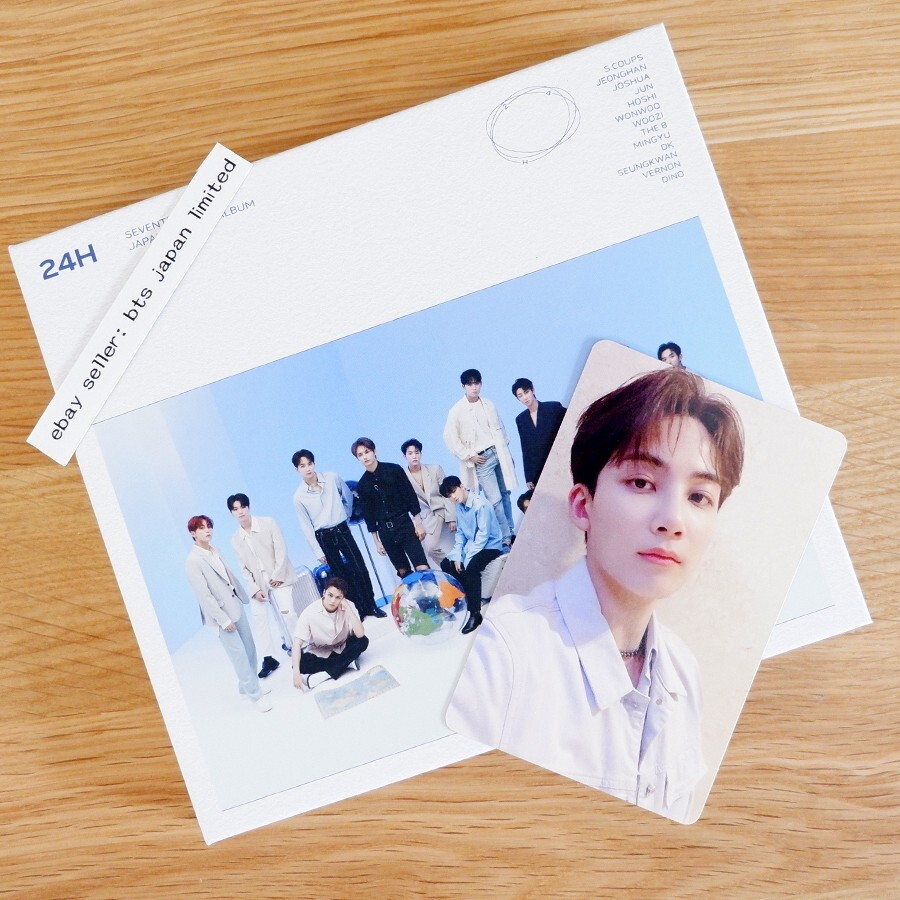 SEVENTEEN ジョンハン トレカ CD SEVENTEEN JEONGHAN 24H Limited Edition A Ver. CD + Photo