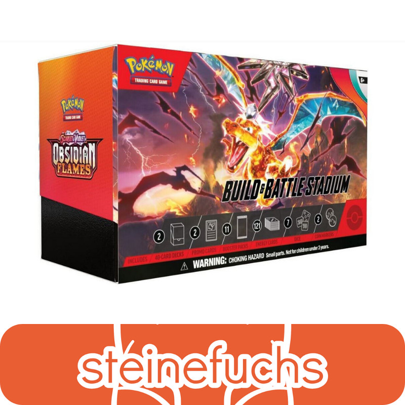 Pokemon Tcg - Obsidian Flames Build & Battle Stadium  / Englisch / Neu & Sealed