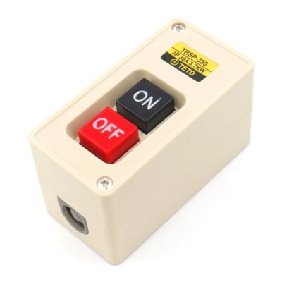 US Stock 3P 3 Phase 30A 3.7KW On/Off Power Pushbutton Switch TBSP-330 A613