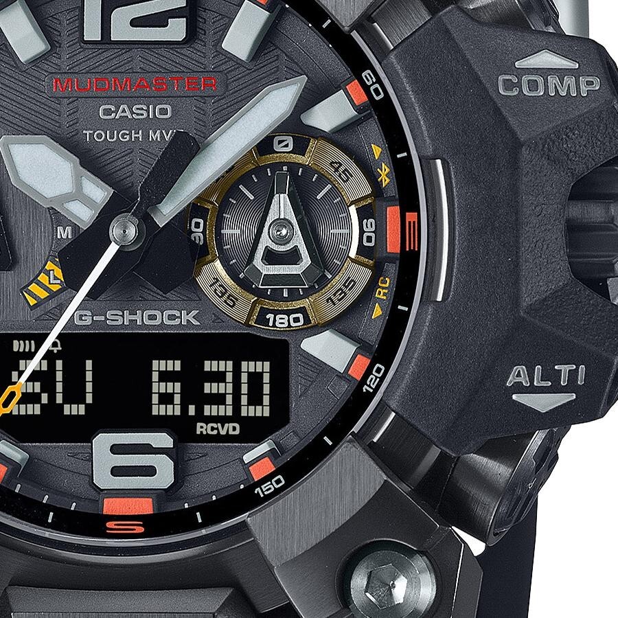 Pre-owned Casio G-shock Gwg-b1000ec-1ajf Mudmaster Radio Solar Men's Watch Japan
