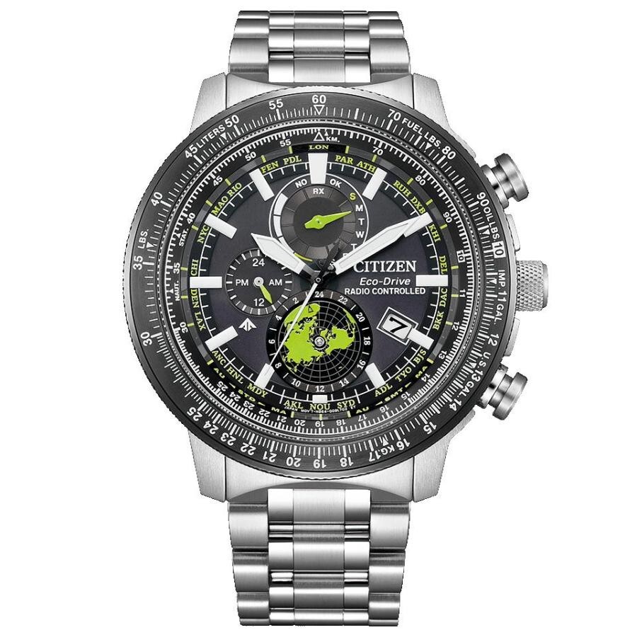 Pre-owned Citizen Promaster By3006-53e Sky Series Geo Trekker Eco Drive Men's Watch