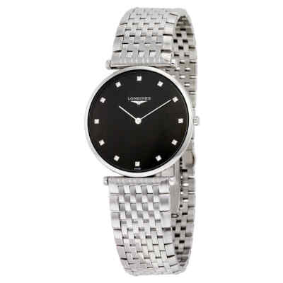 Мужские черные часы Longines La Grande Classique de Longines - L4.755.4.58.6